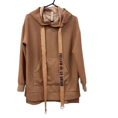 Ulease & Tieai (U/TI de Paris) Gold hoodie. Size 36