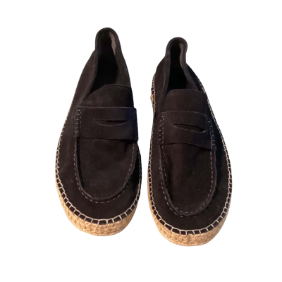 Staple Superior suede slide ons  Size 43 Black  