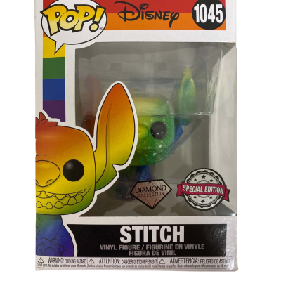 Disney Pride Stitch Funko Pop Vinyl (diamond collection, special edition)