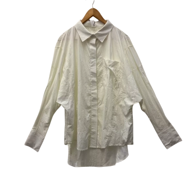 *NEW* AJE. Athletica Women's Panel Mesh Shirt 406 Size 16 - Coconut White (RRP A$195)