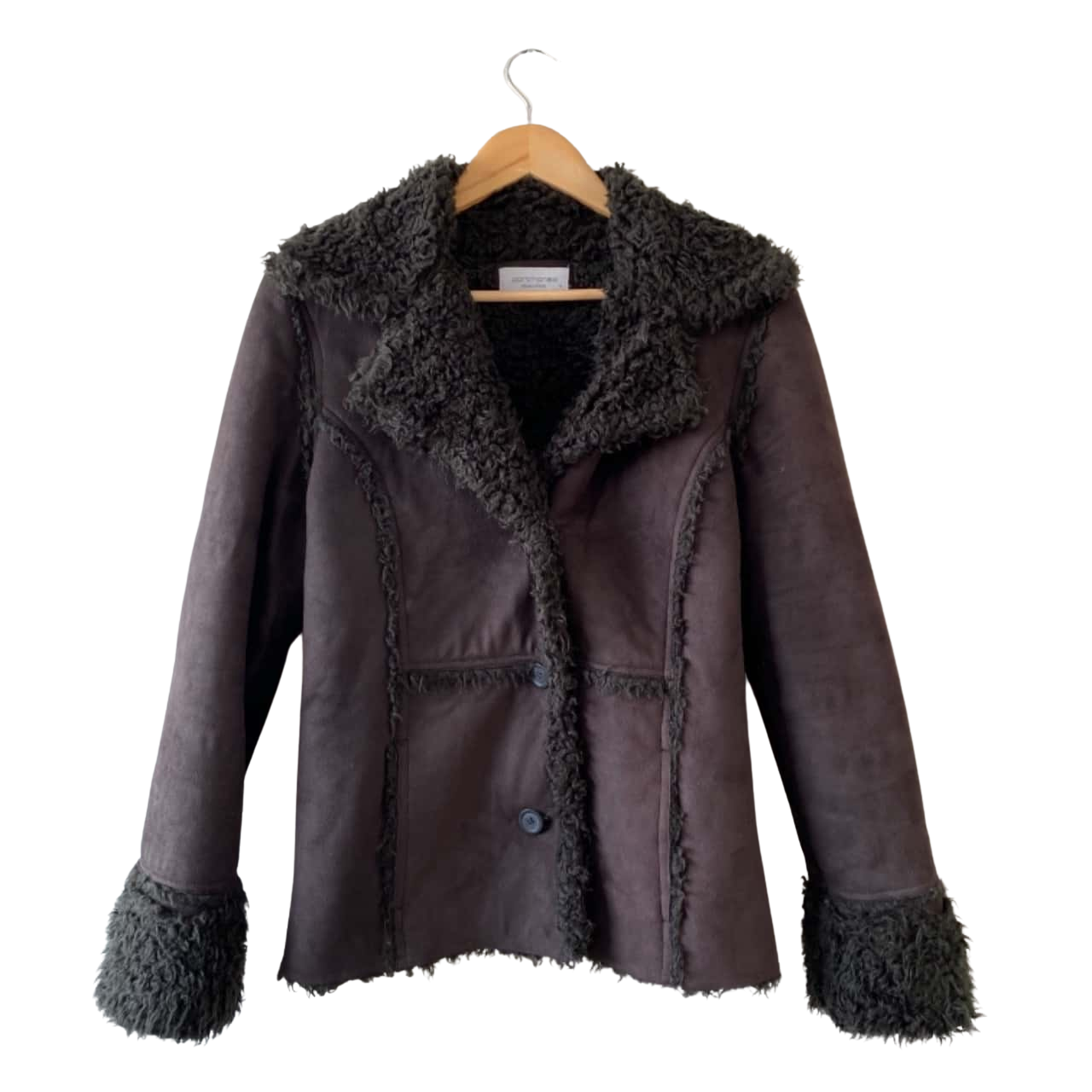 Portmans Women's Size 12 Chocolate Brown Sherpa Coat(s)