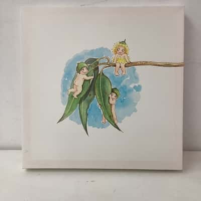 Gumnut  babies canvas frame