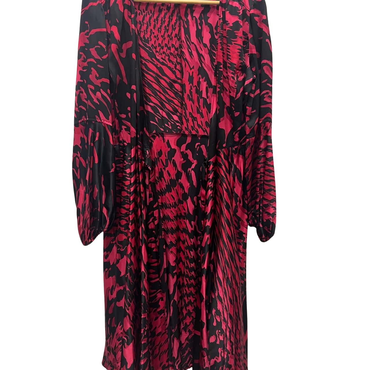 strapless open back dress Vintage 90's Flannel Baby Doll Dress