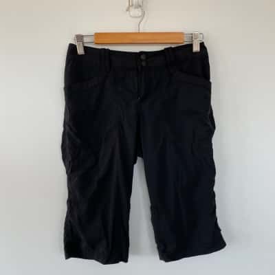 Kathmandu Black Hiking Quick Dry Shorts  Size 6 