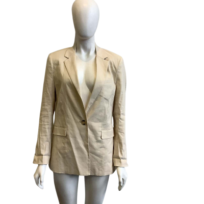 BNWT Seed Heritage Women's Size 10 Linen Blend Blazer Magnolia 