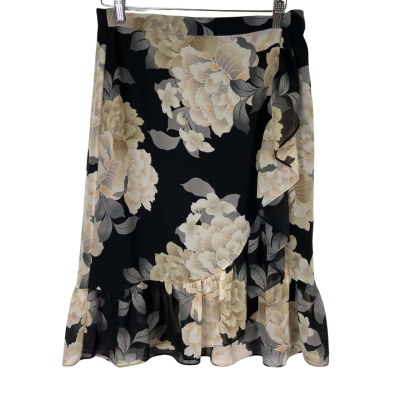 Calvin Klein Floral Layered Frill Skirt – Size 8