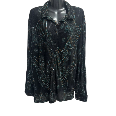 Vintage Sixteen Twenty Six  Womens  Size 20 Button Up Top Multicoloured 