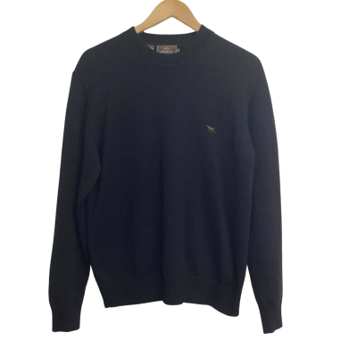 Rodd & Gunn Mens  Size XS Crew Neck Jumper Black 100% Wool  