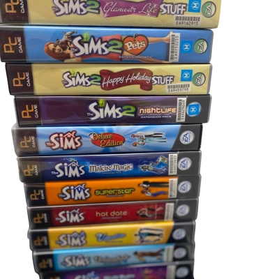 Collection of sims pc games