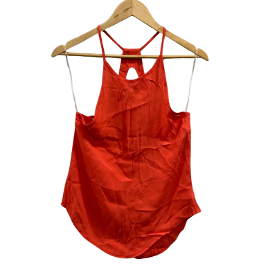 Mossman Women’s Size 10 Sleeveless Top Orange 