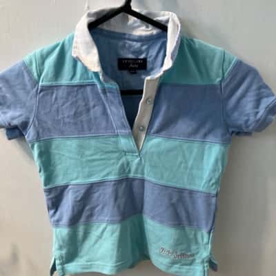 RB Sellars Kids  Size 6 Shirt Blue / Striped 