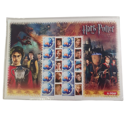 2003 Australia Post Harry Potter and the Goblet of Fire 50c Stamp Sheet