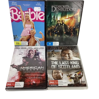 DVD Mixed Set of 4 (NewSealed)