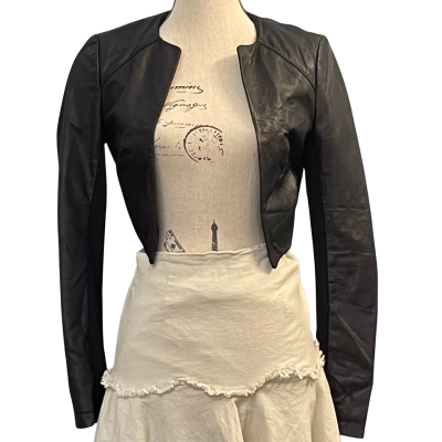 Portmans Womens Size S Cropped Jacket/Open Jacket Black