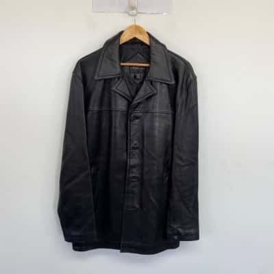 RDX Genuine Leather Black 100% Sheep Nappa Jacket  Size L 