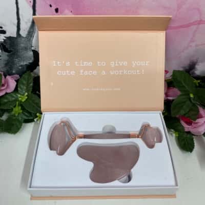 Nudie Glow Beauty Roller - Rose Quartz 