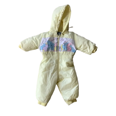 Vintage* Icelandic Lemon Snowsuit.   Size 0 / Height 76cm