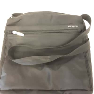 Unisex Hedgren Fanzine Black Crossbody Bag