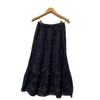 Anna Sui x Uniqlo Womens Skirt Size S Floral/ Navy