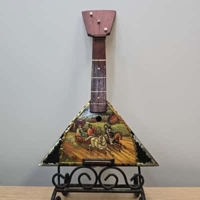 Vintage 3 String Russian Balalaika (Decorative Souvenir)