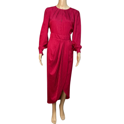  Womens Maroon dress 