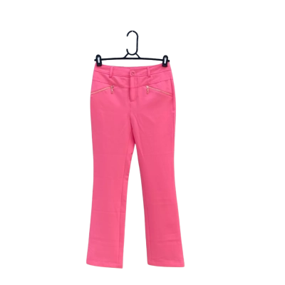 Womens Héléne et Henri Size 8 High Waisted Pants Gold / Pink