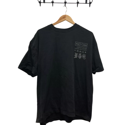 KSCY Mens  Size XL Short Sleeve T-shirt Black  