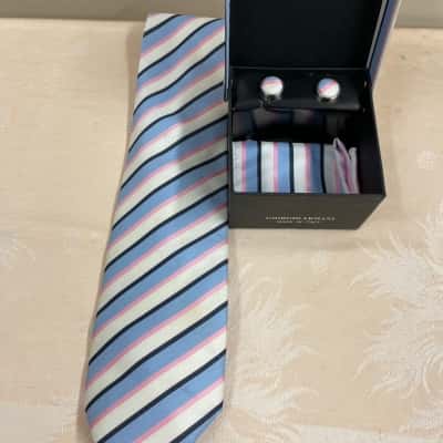 Mens Cufflinks and tie box set Giorgio Armani 