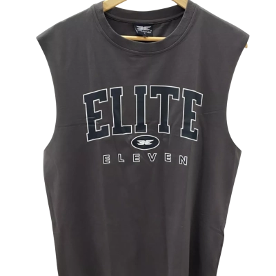 Elite eleven  Mens  Size L Singlet  Grey 