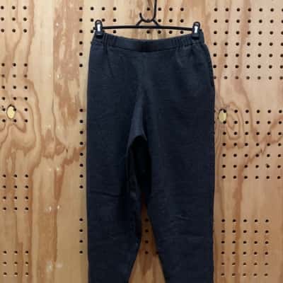 Unisex LJ Struthers Baggy Wool Pants Black/Grey Size S-M