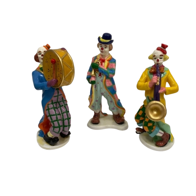 Set of 3 Musical Clowns 