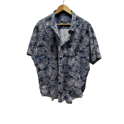 Tarocash Mens  Size XXXL Blue / White Shirt