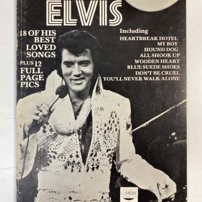 ELVIS - A TRIBUTE TO ELVIS - 18 Of His Best Loved Songs Music book