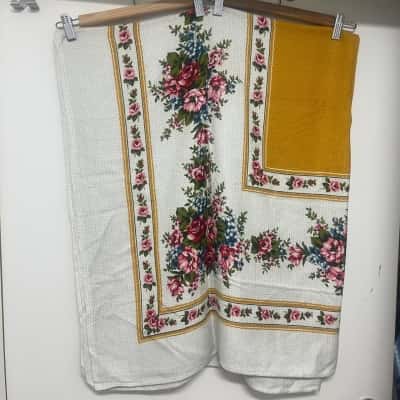 Floral with Orange Centre Tablecloth