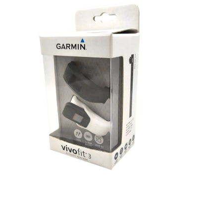 New In Box Garmin Vivofit 3 Activity Tracker - Smart Step Tracker With Move IQ