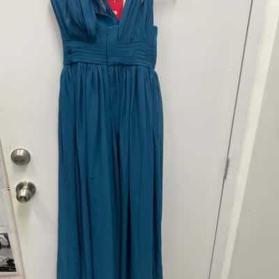 JJ's House Womens  Size 14 Formal Dress Blue 