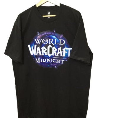 “WORLD OF WARCRAFT” Midnight  Mens  Size XL Short Sleeve T-shirt Black  / Other 