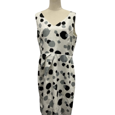 Howard Showers Womens  Size 14 Sleeveless Dress Polka Dot 
