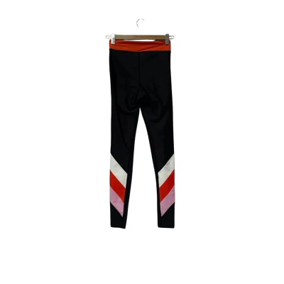 P.E Nation Womens  Size XS Leggings Black  / Orange / Pink  / White 
