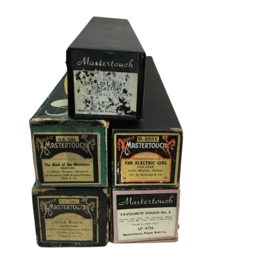 Vintage Mastertouch Piano Roll as pictured x 5 