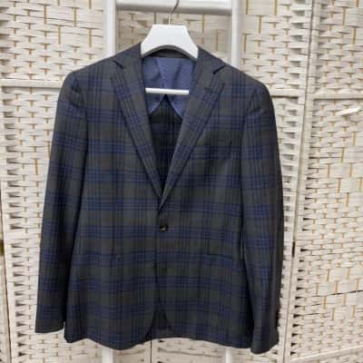 M.J. Bale Mens  Size 38 Blazer Blue / Grey 