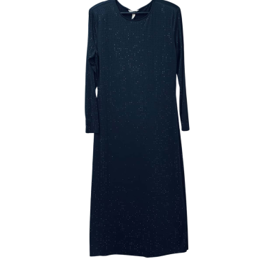 H&M Womens Full Length Embellished Black Party Dress Size L