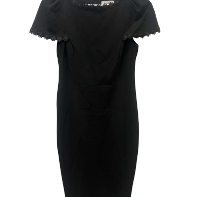 Calvin Klein Womens  Size 2 Midi Dress Black  