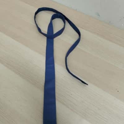 Underwood Fashion Blue Genuine Leather Tie VGUC 