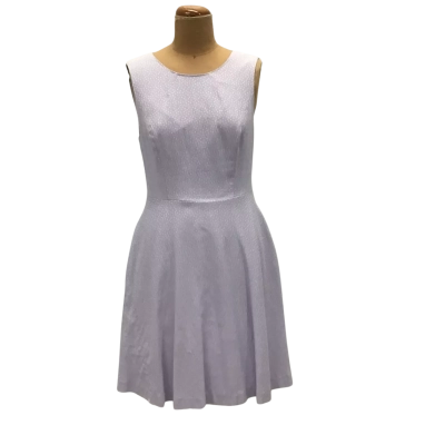 Jigsaw Sleeveless A-Line Dress With Pockets Size 12 Lavender