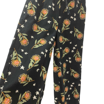 Princess Highway Womens  Size 6 Straight Leg Pants Black  / Pattern 