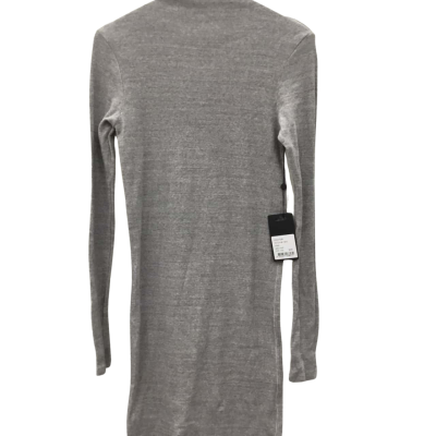  Bassike Womens  Size XXS Long Sleeve Dress Grey 