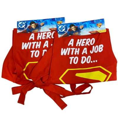  2x Superman DC Aprons