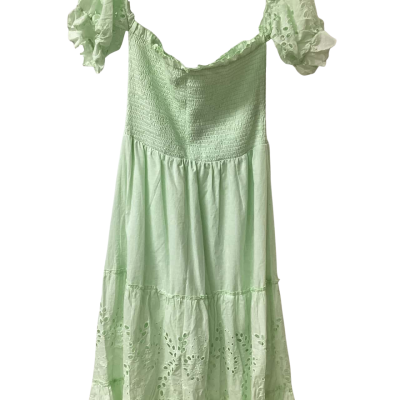 Gingham and Heels Womens Size 16 Maxi Dress Green 