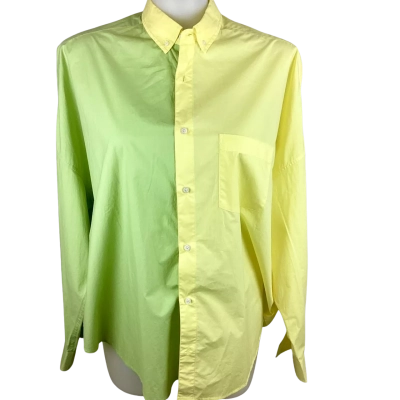 BLANCA WOMENS HENRIETTA SHIRT - YELLOW & GREEN  